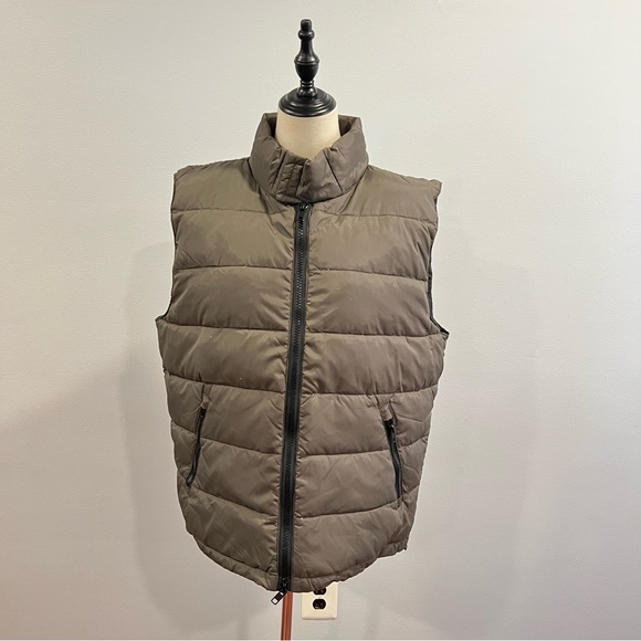 Slate & Stone Quilted Down Fill Vest In Olive Color - NWT - Reemoly - Picture 6 of 16